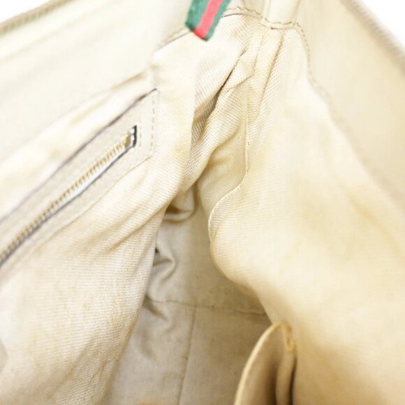 GUCCI Sherry GG Pattern 2way Shoulder HandBag Canvas Leather BN WE - Picture 9 of 15